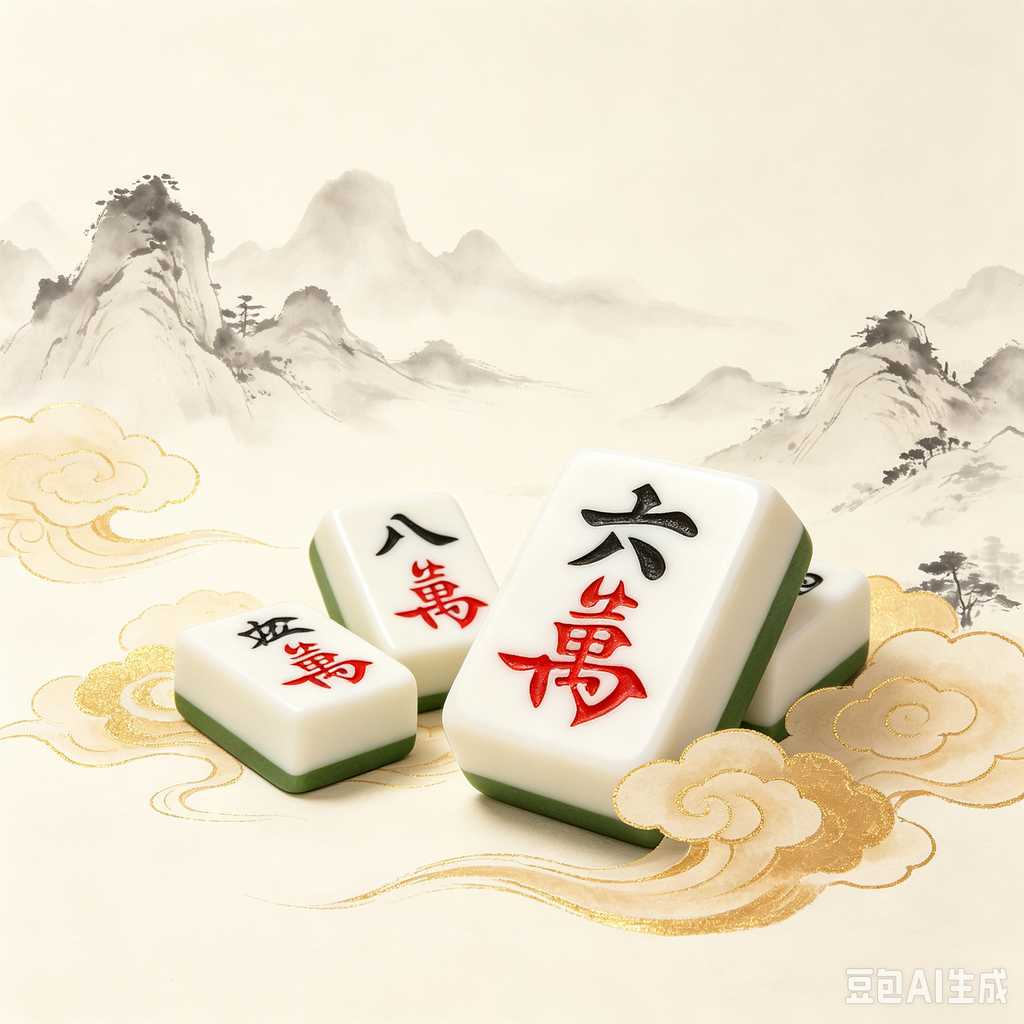 green mahjong tiles